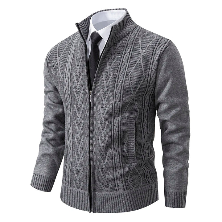 Elias | Zip-Up Vintage Cardigan