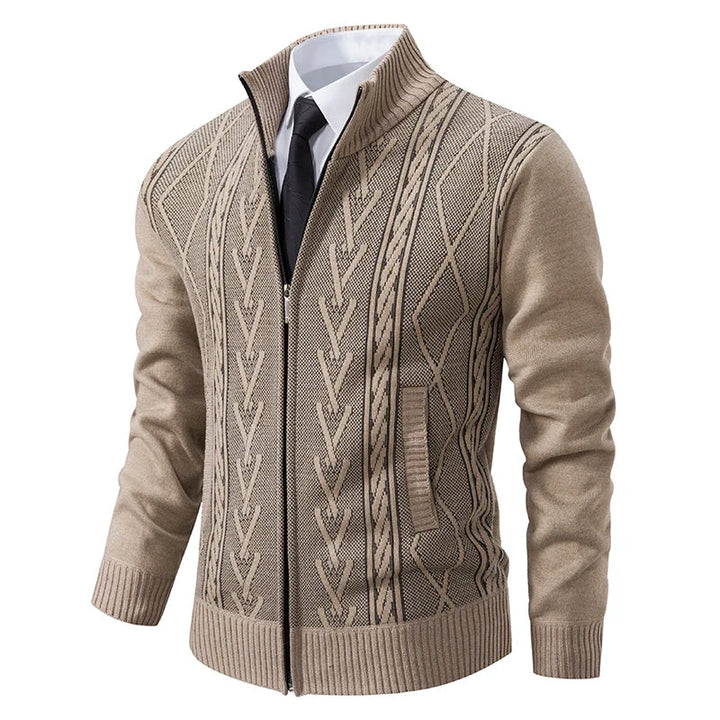 Elias | Zip-Up Vintage Cardigan