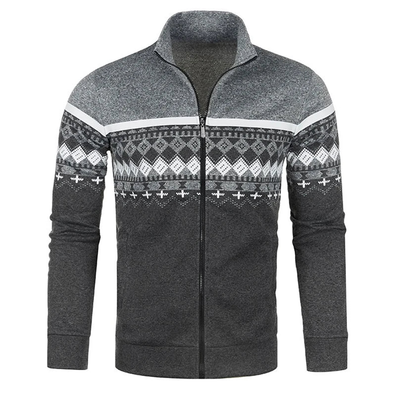 Luke | Zip-Up Vintage Cardigan