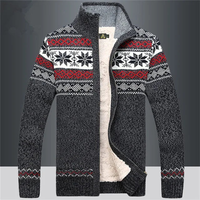 Logan | Zip-Up Vintage Cardigan