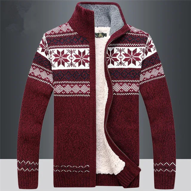 Logan | Zip-Up Vintage Cardigan