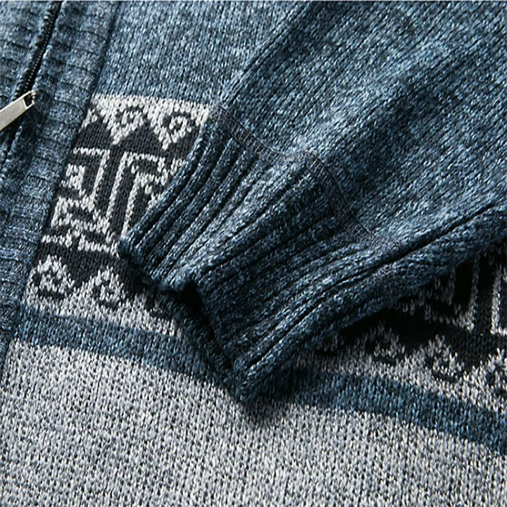 Gabriel | Zip-Up Vintage Cardigan