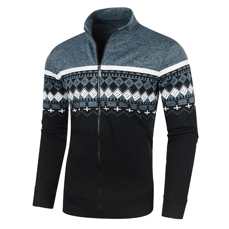 Luke | Zip-Up Vintage Cardigan