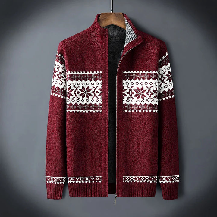 Logan | Zip-Up Vintage Cardigan