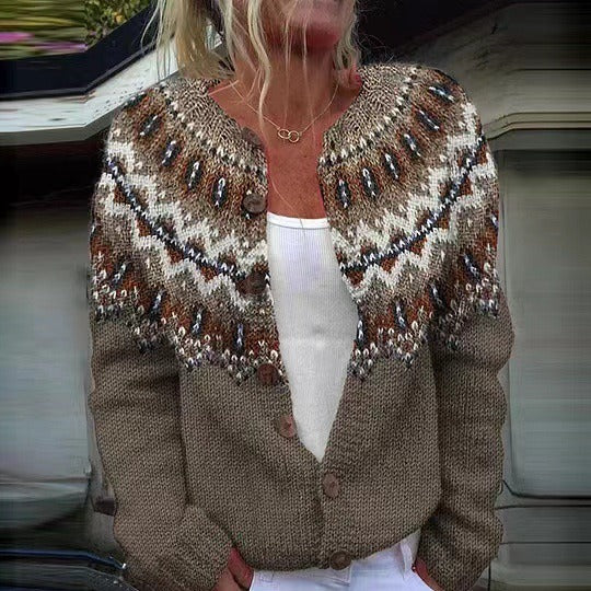 Adeline | Vintage Icelandic Cardigan